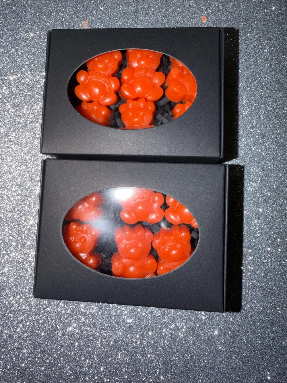 Homemade teddy bear wax melts